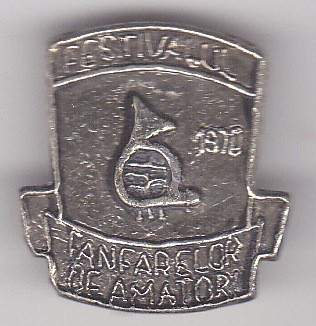 Insigna Festivalul Fanfarelor de Amatori 1970