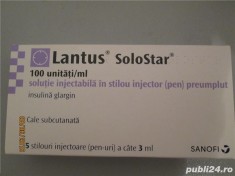 Vand insulina rapida Lantus foto