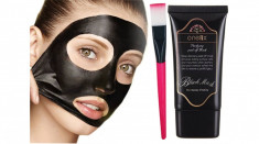 Black mask crema One1X, masca neagra originala pentru pealing facial curatare foto