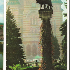 CPI (B8720) CARTE POSTALA - TIMISOARA. STATUIA "LUPOAICA ROMEI"