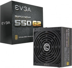 PSU EVGA SuperNOVA 550 G2 550W, 80 PLUS Gold, Full modular, 140mm, 7YLW foto