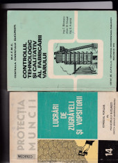 Lucrari de zugraveli si vopsitorii 2 carti 1971 foto