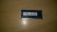 Placuta memorie Kingston 4 GB DDR3 PC3L-12800S 1600 Mhz foto