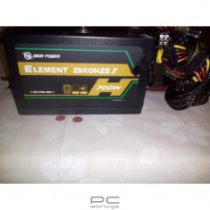 Sursa Gaming Sirtec - High Power Element BRONZE II 700W Wire Mana Asamblare GOLD foto