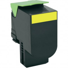 Cartus toner Lexmark 80C0H40, yellow, 3 k foto