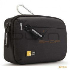 Husa camera foto/video Case Logic, buzunar frontal, carabina, nylon, black &amp;#039;TBC403K&amp;#039; foto