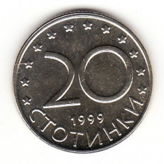 Bulgaria 20 stotinki 1999 UNC - KM# 227, Schön# 182