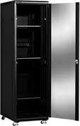 Linkbasic rack cabinet 19&amp;#039;&amp;#039; 42U 600x800mm black (smoky-gray glass front door) foto