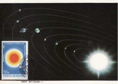5716 - Carte maxima Romania 1985 - cosmos foto