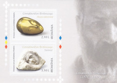 BRANCUSI SCULPTOR,ROMANIA-FRANTA 2006 BLOC MNH. foto