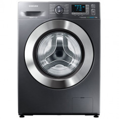 Masina de spalat rufe SAMSUNG WF70F5E5U4X/LE, Clasa energetica A+++, Capacitate 7 kg, 1400 RPM, Incarcare frontala, Crom foto