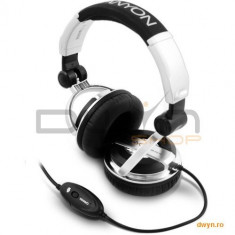 White/Silver, Headset CANYON CNR-HS11N (20Hz-20kHz, Ext. Microphone, Cable, 2.4m) White/Silver, Ret. foto