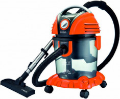 Aspirator cu filtrare prin apa Samus Aquafilter Red 234W Tub telescopic Rosu-gri foto