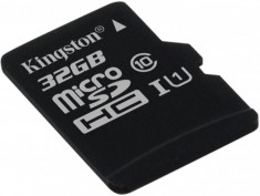 MicroSD 32GB clasa 10 Kingston SDC10G2/32GBSP foto