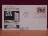 S. U. A. - UNITED NATIONS - 1961- WOALD HOPE FOR LASTING PEACE - STAMPILAT.