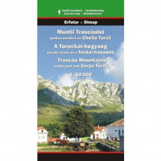 Dimap Harta Turistica Muntii Trascaului Nord cu Cheile Turzii