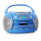 Auna Boomboy player portabil radio USB MP3 albastru