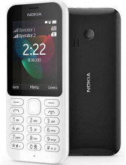 Telefon Nokia 222 (Dual SIM), White foto