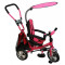 Tricicleta copii cu Scaun Reversibil Baby Mix Safari WS611 Pink