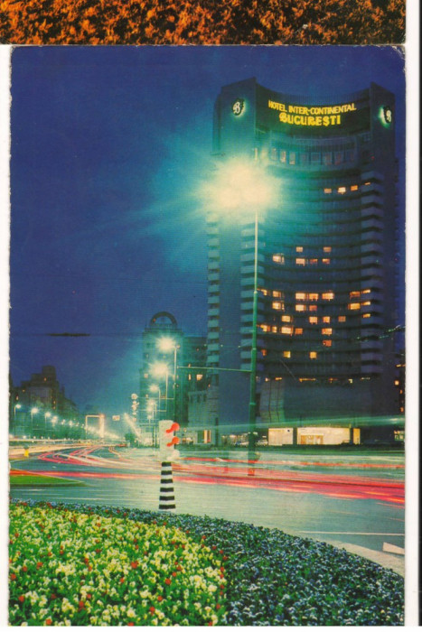 CPI (B8774) CARTE POSTALA - BUCURESTI. HOTEL &quot;INTERCONTINENTAL&quot;