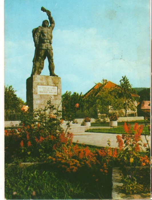 CPI (B8783) CARTE POSTALA - COVASNA. MONUMENTUL OSTASULUI ROMAN