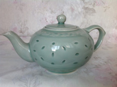 Ceainic vintage , portelan Celadon China foto