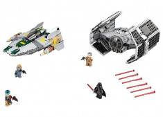 LEGO Star Wars - TIE Advanced al lui Vader contra A-Wing Starfighter 75150 foto