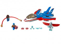 LEGO Marvel Super Heroes - Capitanul America si urmarirea avionului cu reactie 76076 foto