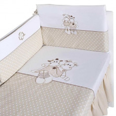 Set lenjerie 6 piese Milusie 100x135 - Crem foto