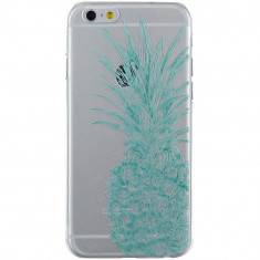 Husa Protectie Spate Bigben COVANANASIP6B2 Ananas Albastru pentru APPLE iPhone 6, iPhone 6S foto