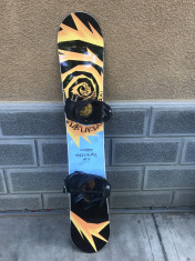 Placa snowboard noua Suburban espiral 157cm cu legaturi Atomic foto