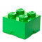 Cutie depozitare LEGO 2x2 - Verde inchis