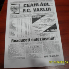 program Ceahlaul PN - FC Vaslui