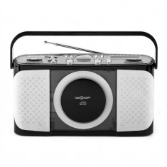 ONEconcept Boomtown Beach CD player portabil MP3 USB Radio complet mobil foto