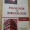 FILOLOGIE SI BIBLIOLOGIE - 2011