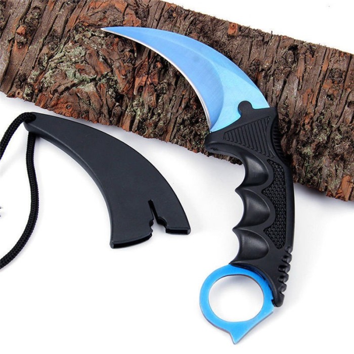 Cutit CSGO / CS GO - Counter Strike : Global Offensive-KARAMBIT DOPPLER Albastru