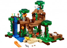 LEGO Minecraft - Casuta din jungla 21125 foto