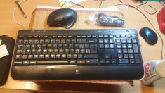 Tastatura Logitech K520 + Mouse Logitech Performance MX foto