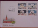 SUEDIA - FDC -GLOBEN , STOCKOLM - 1989 - STAMPILA PRIMA ZI .