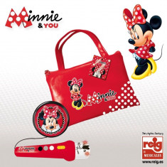 Geanta cu microfon si amplificator Minnie Mouse foto