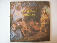 Disc vinil MOLIERE - Burghezul gentilom (EXE 02619 / 02620 - disc dublu) foto