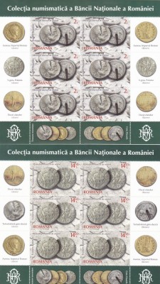 ROMANIA 2015 - COLECTIA NUMISMATICA A BNR - MINICOLI, MNH - LP 2087c foto