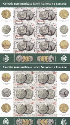 ROMANIA 2015 - COLECTIA NUMISMATICA A BNR - MINICOLI, MNH - LP 2087c foto