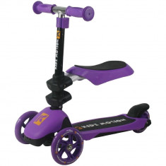 Trotineta reglabila 3 in 1 Motion - Kidz Motion - Violet foto