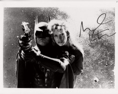 Fotografie cu autograf MICHAEL KEATON si VICKI VALE - Batman - Dark Knight foto