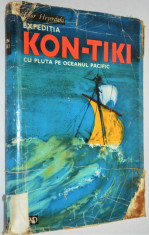 Expeditia Kon - Tiki cu pluta pe oceanul Pacific foto