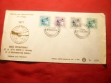 Plic FDC - Anul International al Luptei contra Rasismului 1971 , tiraj 1000 ex