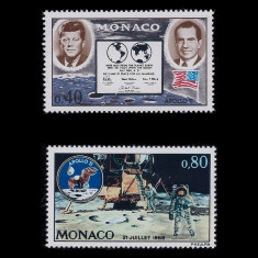 Monaco 1970 cosmos misiunea Apollo - serie nestampilata MNH foto