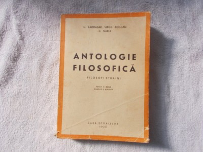 Antologie filosofica - N. Bagdasar foto