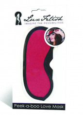 LUX FETISH Peek-a-boo Love Mask red foto